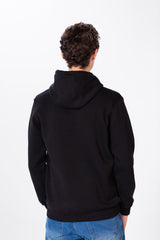 Men's Long Sleeve Hooded Sweatshirt Made Of Practical Melton Material