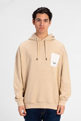 Men's Oversized Hood Sweatshirt With Kangaroo Pocket