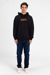 Men's Oversized Yes and No Print Hoodie Sweatshirt
