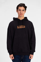 Men's Oversized Yes and No Print Hoodie Sweatshirt