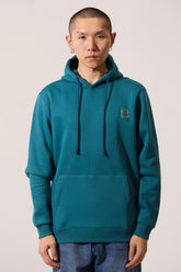 Men's Tomato Basic Slim Fit Hooded Long Sleeve Sweatshirt With Front Pocket