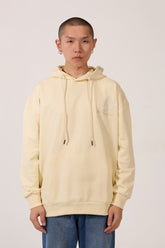 Men's Tomato Milton Regular Fit Sweatshirt With Modern Back Print Long Sleeves And Hood