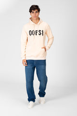Men's Hooded Sweatshirt With Front Pocket And Long Sleeves