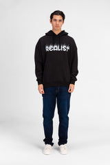 Men's Oversized Hood Sweatshirt With Front Print