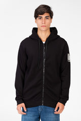 Men's Hooded Sweatshirt With Full Zipper