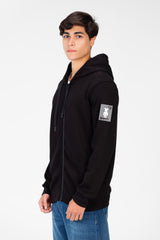 Men's Hooded Sweatshirt With Full Zipper