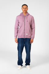 Men's Sweatshirt With Hood And Front Zipper