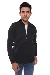 Men's Slim Fit Full Zipper Basic Sweatshirt