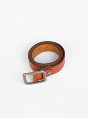 Men's Square Clasp Faux Leather casual belt