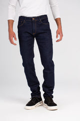 Men's Slim Fit Basic Five Pockets Used Jeans Pants