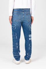Men's Five Pockets Boyfriend Jeans Pants With A Modern Cut
