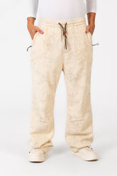 Men's Tie Dye Gabardine Pants With Elastic Waistband And Pockets In Modern Design