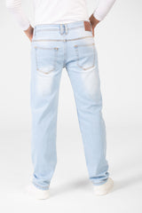 Men's Regular Fit Jeans Used Pants With Pockets