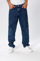 Men's Cargo Jeans Pants With A Modern Fit