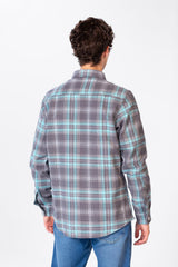 Men's Checked Shirt With Buttons And Pockets