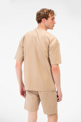 Men's Basic Plain Oversized T-Shirt With Round Neck And Short Sleeves