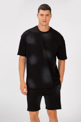 Men's Casual Short Sleeved T-shirt And Short Regular Fit Outfit