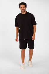 Men's Regular Fit Outfit Set Half Sleeved T-shirt & Short In High-Quality Material