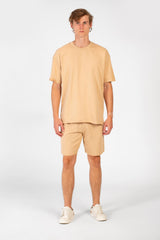 Men's Basic Outfit Modern Comfortable Short Sleeve T-Shirt and Short