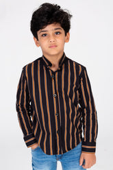 Boys Small Striped Colorful Shirt