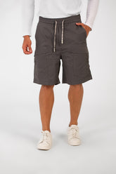 Men's Summer Basic Waterproof Short With Elastic Waistband And Zippered Pockets