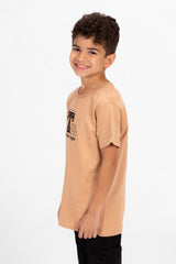 Boy's Tomato Style Print Half Sleeve T-shirt