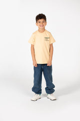 Boy's Tomato Half Sleeve Round Neck T-Shirt