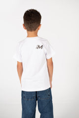 Boy's No Risk Print Half Sleeve T-Shirt