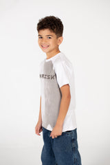 Boy's No Risk Print Half Sleeve T-Shirt