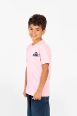 تي شيرت مطبوع بأكمام قصيرة للأولاد