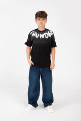Boy's Oversized Half Sleeved Printed T-shirt