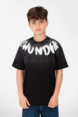 Boy's Oversized Half Sleeved Printed T-shirt