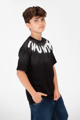 Boy's Oversized Half Sleeved Printed T-shirt