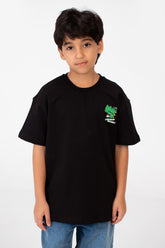 Boy's Oversized T-shirt With Front Print