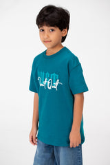 Boy's Milton Oversized T-Shirt With Front Print