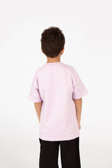 تي شيرت رجالي كبير الحجم بأكمام قصيرة وطبعة نصية