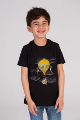 Boy's Regular Fit Front Printed Comfort Cotton Over Size T-shirt Upgrade Your Wardrobe With Tomato Today