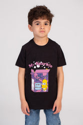 Boy's Front & Back Printed Regular Fit Made Of Soft Cotton For Ultimate Comfort T-shirt