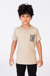 Boys Half Sleeve Printed T-shirt Made Of Cotton