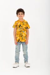 Boy's Casual Printed Cotton T-Shirt