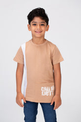 Boys Half Sleeves T-shirt Milton Material With A Distinctive Cut