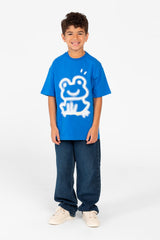 Boy's Short Sleeve Graphic Print Front T-Shirt