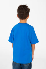 Boy's Oversized Text printed crew neck T-shirt