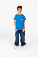 Boy's Printed Crew Neck Half Sleeve T-shirt