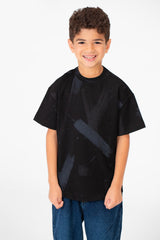 Boy's Modern Colorful Half Sleeve Round Neck T-shirt