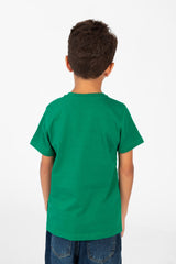 Boy's Crew Neck Printed T-Shirt