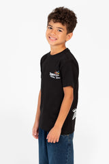 Boy's Tomato Graphic Print Crew Neck T-Shirt