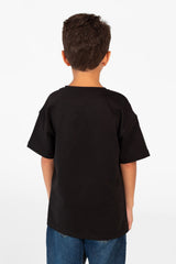Boy's Milton Text Print Half Sleeve T-Shirt