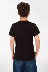 تي شيرت عصري للأولاد بنصف كم