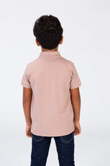 Boys Polo T-shirt With Tomato Print On The Front Pika Material